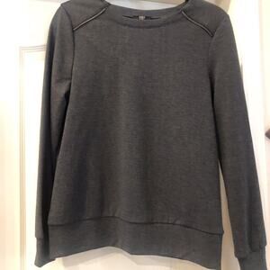 ABS by Allen Schwartz womans long sleeve top Sz M heathered gray